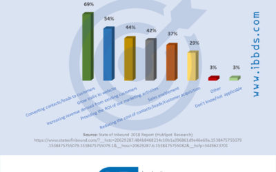 What are your company’s top marketing priorities over the next 12 months? Infographic by ibbds
